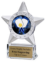 Pickleball Star Acrylic Award