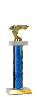 12" Pinewood Derby Double Marble Trophy
