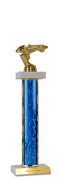 14" Pinewood Derby Double Marble Trophy