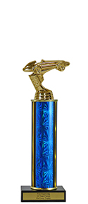 10" Pinewood Derby Economy Trophy with Black Marble base