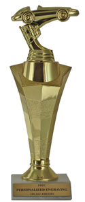 Pinewood Derby Star Column Trophy