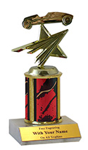 6" Pinewood Derby Star Trophy