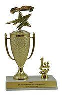 8" Pinewood Derby Star Cup Trim Trophy