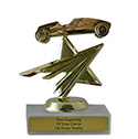 4" Pinewood Derby Star Economy Trophy