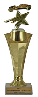 Pinewood Derby Star - Star Column Trophy
