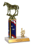 9" Quarter Horse Trim Trophy