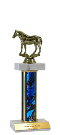 11" Quarter Horse Double Marble Trophy