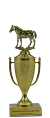 9" Quarter Horse Cup Trophy