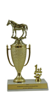 9" Quarter Horse Cup Trim Trophy