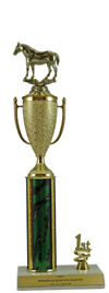 15" Quarter Horse Cup Trim Trophy