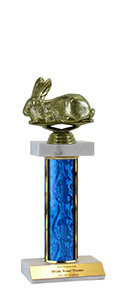 10" Rabbit Double Marble Trophy