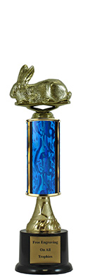 11" Rabbit Pedestal Trophy
