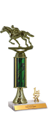 11" Excalibur Racing Horse Trim Trophy