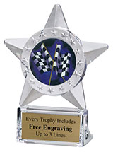 Pinewood Derby Star Acrylic Award