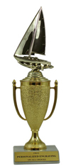 10" Sailboat Cup Trophy