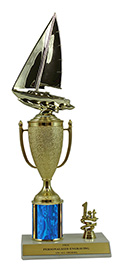 12" Sailboat Cup Trim Trophy