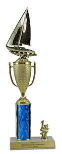 14" Sailboat Cup Trim Trophy