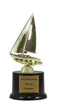 7" Pedestal Sailboat Trophy
