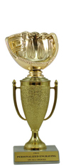 9" Softball Glove Cup Trophy