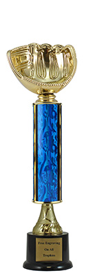14" Softball Glove Pedestal Trophy