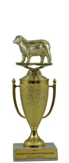 8" Sheep Cup Trophy