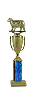 12" Sheep Cup Trophy