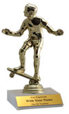 6" Skateboarding Trophy