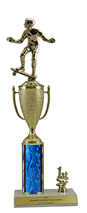 14" Skateboarding Cup Trim Trophy