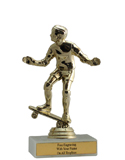 6" Skateboarding Economy Trophy