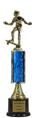 13" Skateboarding Pedestal Trophy