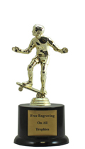 7" Pedestal Skateboarding Trophy