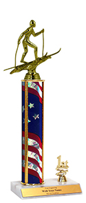 14" Cross Country Skiing Trim Trophy