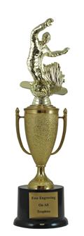 12" Snowboarding Cup Pedestal Trophy
