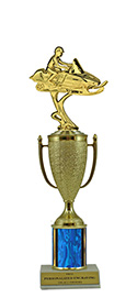 12" Snowmobile Cup Trophy