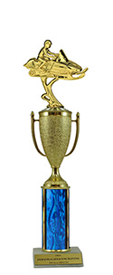 14" Snowmobile Cup Trophy