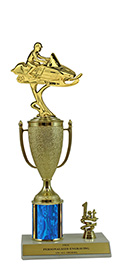 12" Snowmobiling Cup Trim Trophy