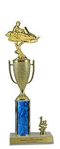 14" Snowmobile Cup Trim Trophy