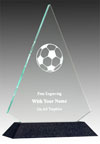 Soccer Acrylic Triangle