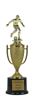 12" Soccer Cup Pedestal Trophy