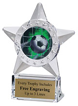 Soccer Star Acrylic Award