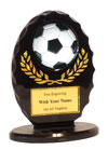 5" Oval 3-D Soccer Award