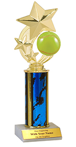 9" Softball Spinner Trophy