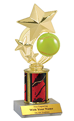 7" Softball Spinner Trophy