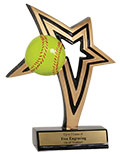 7" Softball Star Resin Award