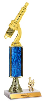 12" Excalibur Spark Plug Trim Trophy
