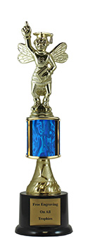 11" Spelling Bee Pedestal Trophy