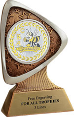 Spelling Bee Shield Trophy