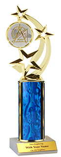 11" Math Star Spinner Trophy