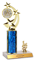 11" Math Star Spinner Trim Trophy