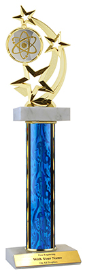 15" Science Star Spinner Double Marble Trophy